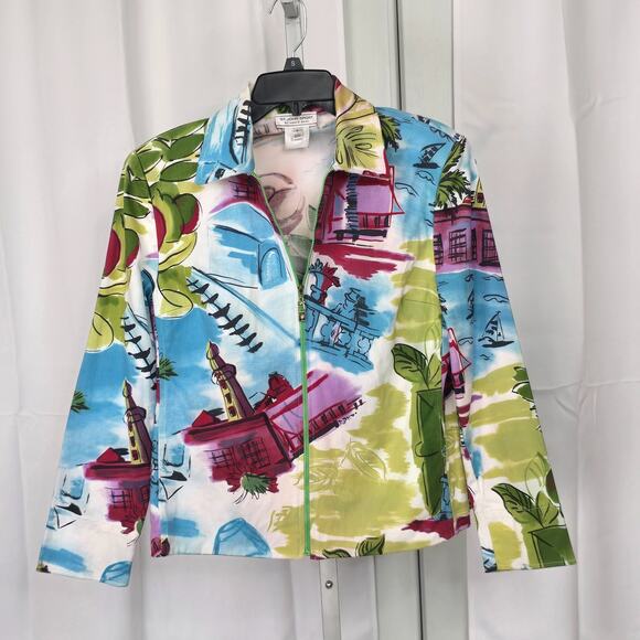St. John Sport By Marie Gray Tropical Jacket Size XS 2-4 - Picture 6 of 13